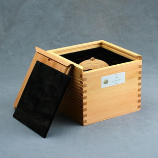 一正堂 定制 原木 实木 古董包装盒 抽盖式拉丝 红松
