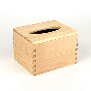 一正堂 原木 实木纸巾盒 TB1601